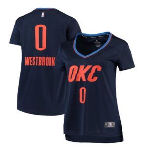 Russell Westbrook Oklahoma City Thunder Fanatics Branded Women's Fast Jersey